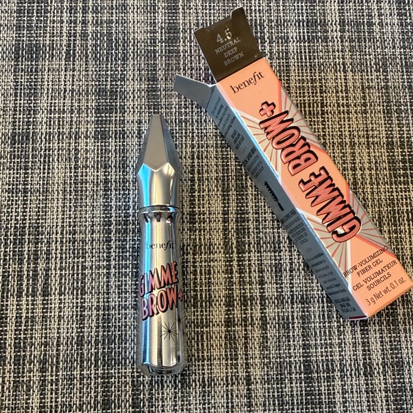 Benefit Gimme Brow+ Volumizing Gel - Neutral Deep Brown 4.5 color NEW - Picture 4 of 5